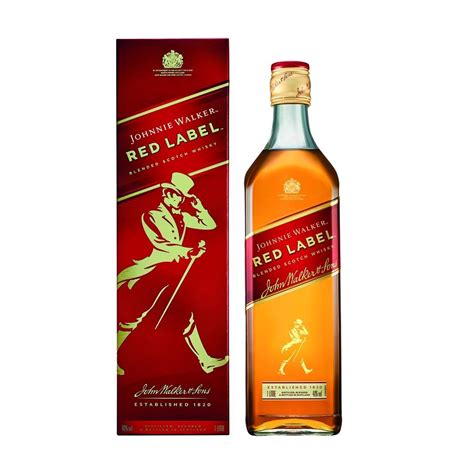 Johnnie Walker Red Label Blended Scotch Whiskey 1L.